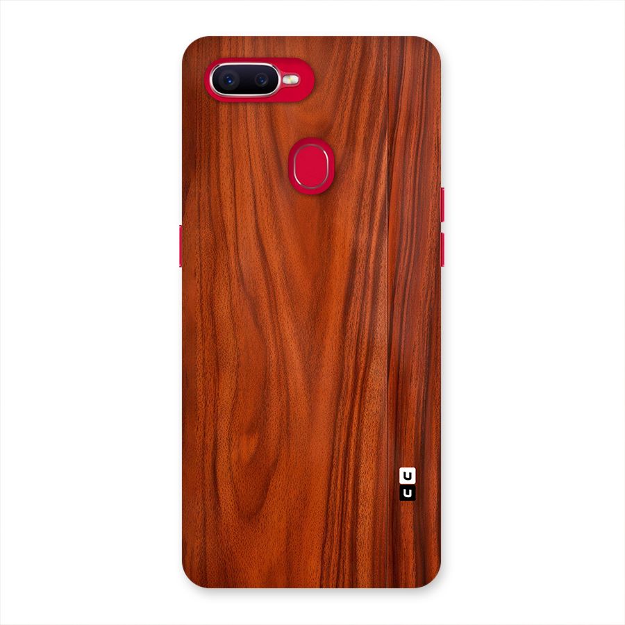 Wooden Texture Printed Back Case for Oppo F9 Pro