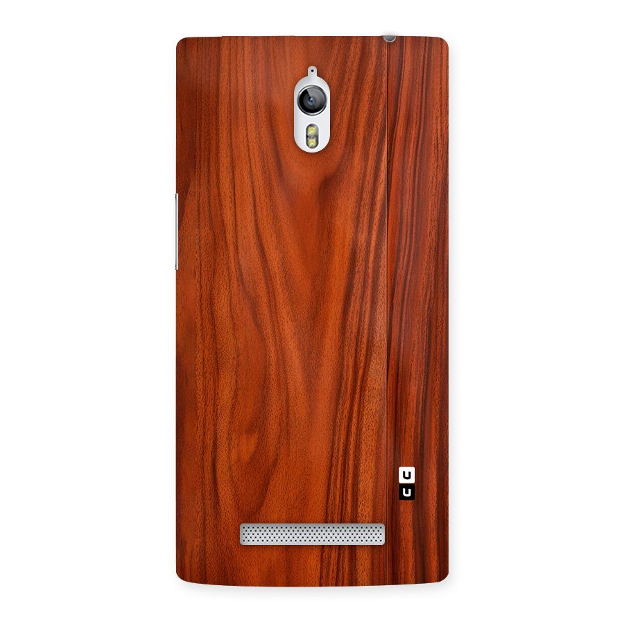 Wooden Texture Printed Back Case for Oppo Find 7
