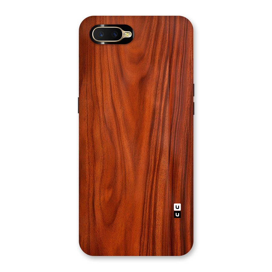 Wooden Texture Printed Back Case for Oppo K1