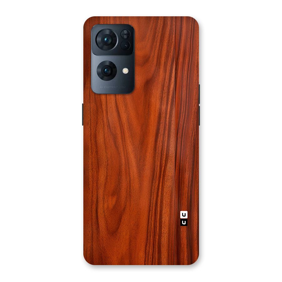 Wooden Texture Printed Back Case for Oppo Reno7 Pro 5G