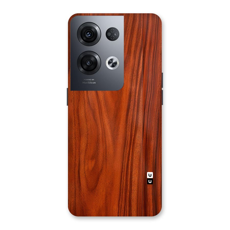 Wooden Texture Printed Back Case for Oppo Reno8 Pro 5G