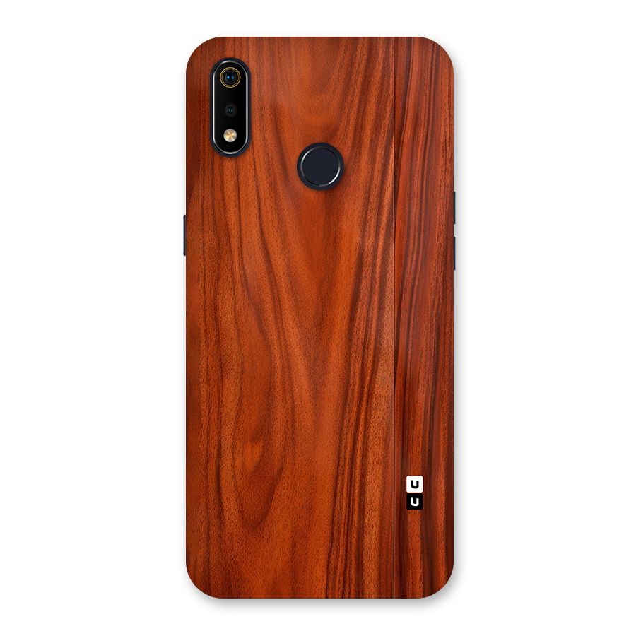 Wooden Texture Printed Back Case for Realme 3i