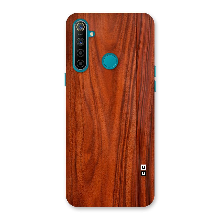 Wooden Texture Printed Back Case for Realme 5i