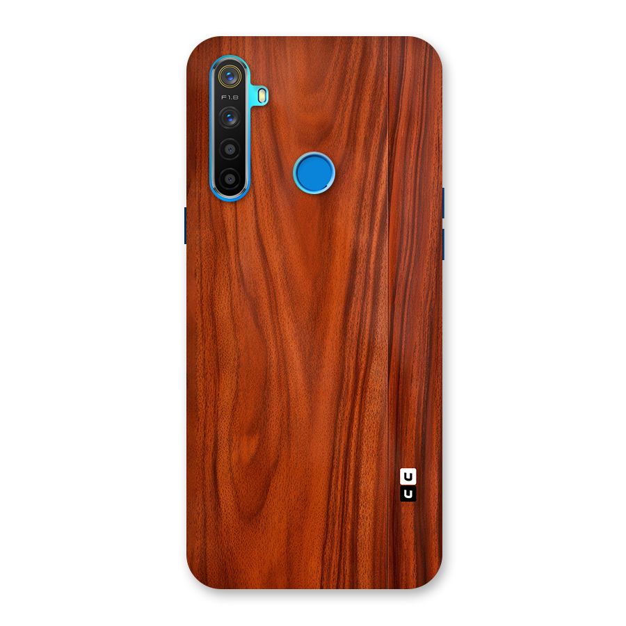 Wooden Texture Printed Back Case for Realme 5s