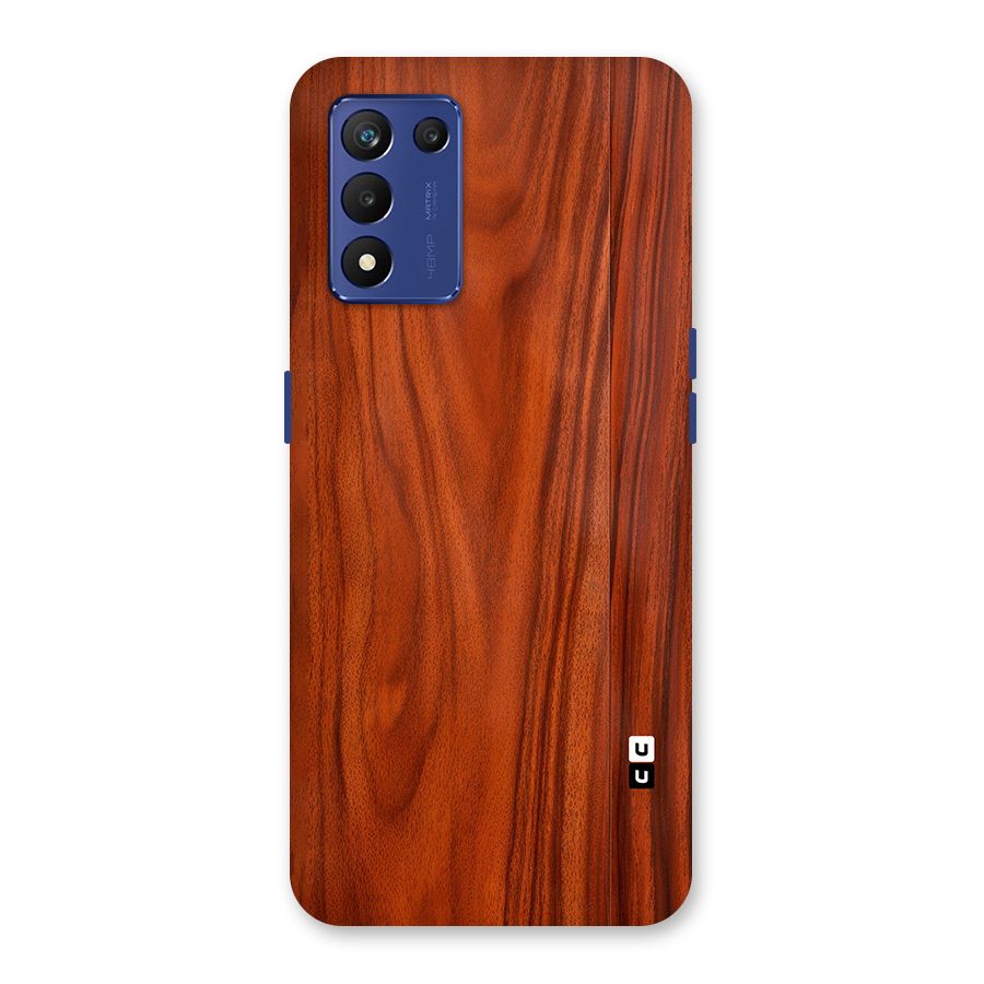 Wooden Texture Printed Back Case for Realme 9 5G Speed