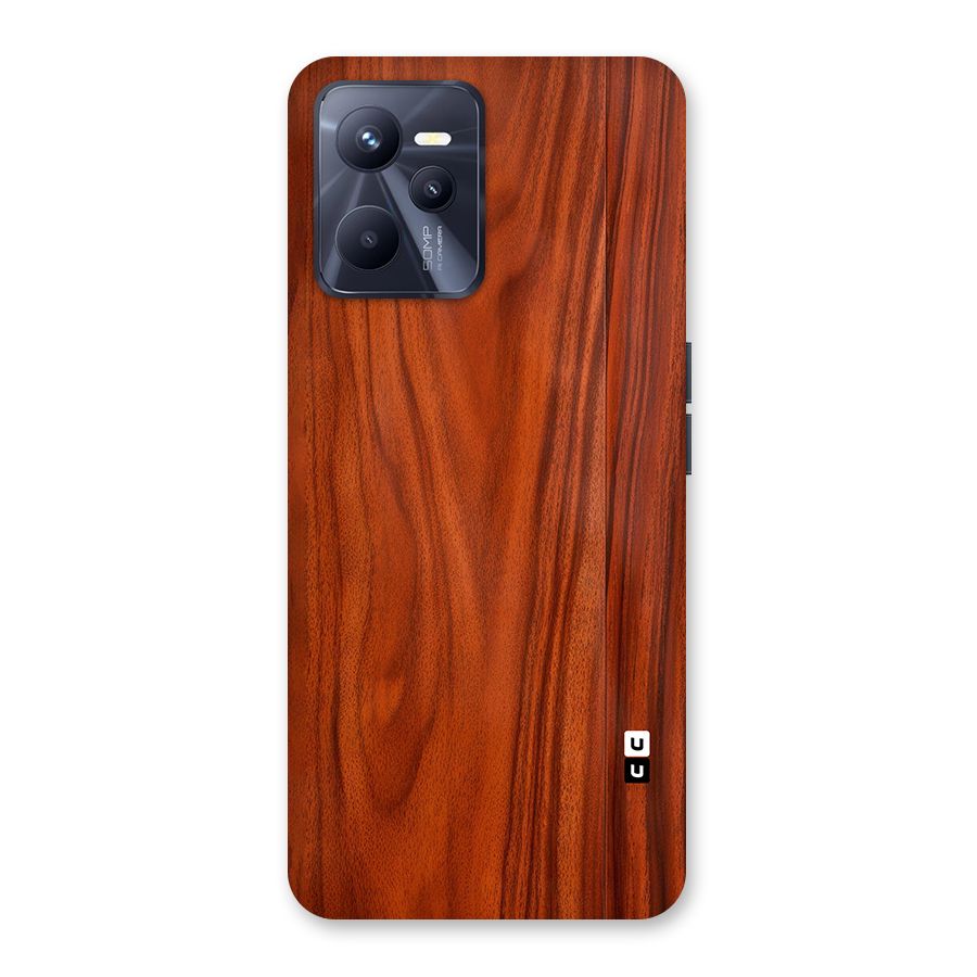 Wooden Texture Printed Back Case for Realme C35