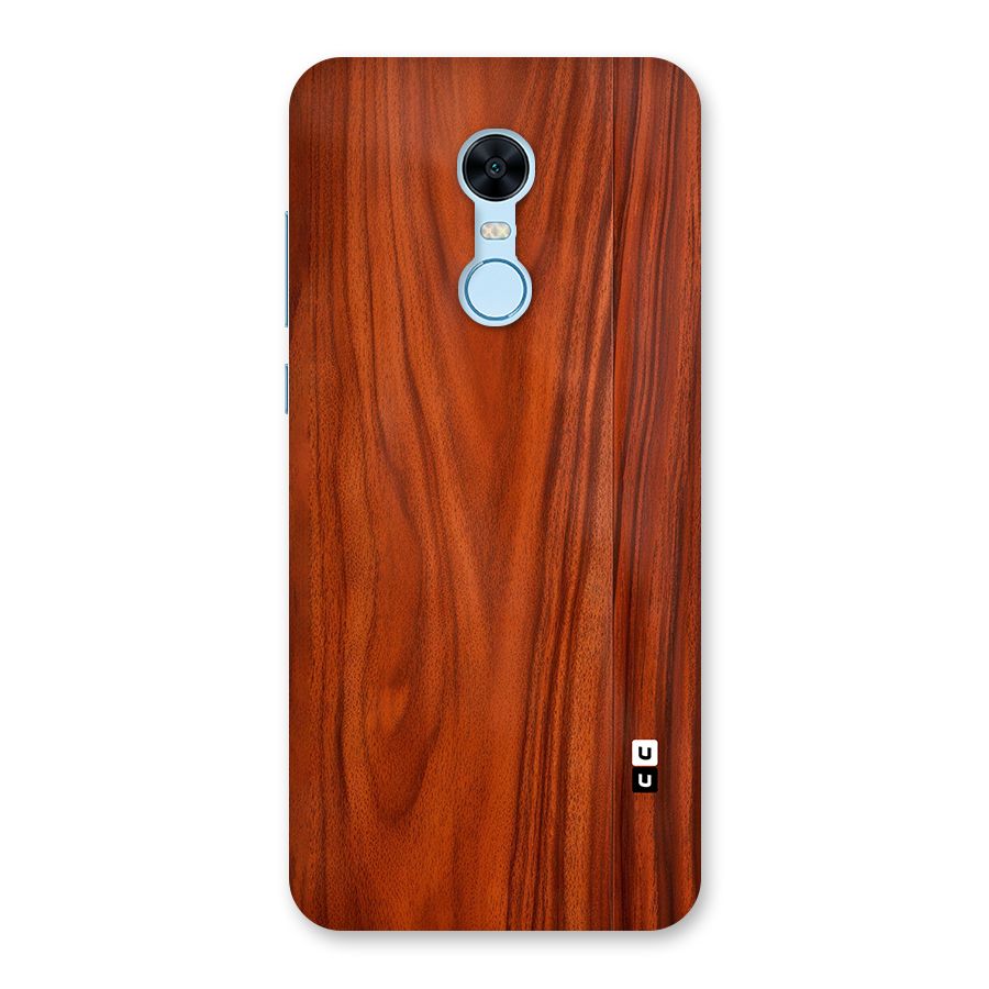 Wooden Texture Printed Back Case for Redmi Note 5