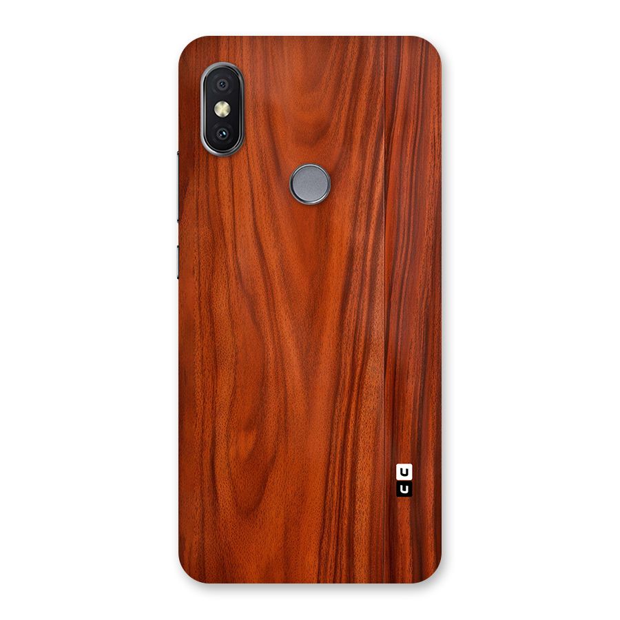 Wooden Texture Printed Back Case for Redmi Y2