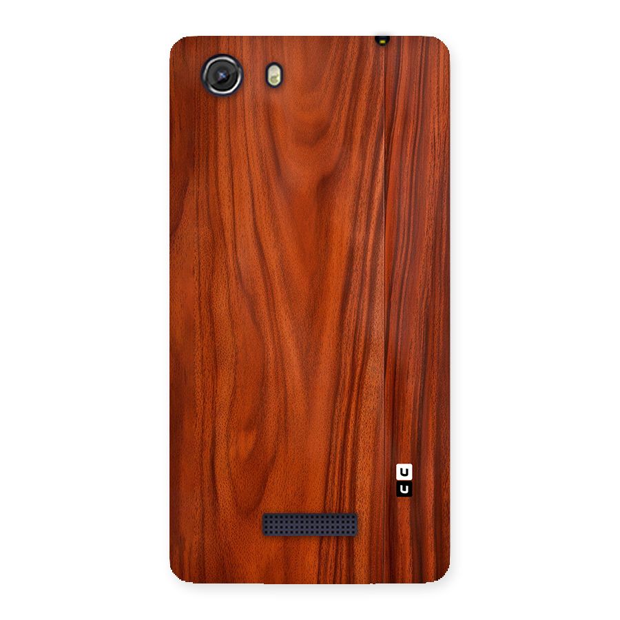 Wooden Texture Printed Back Case for Unite 3