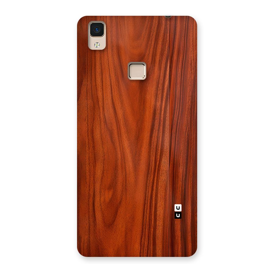 Wooden Texture Printed Back Case for V3 Max