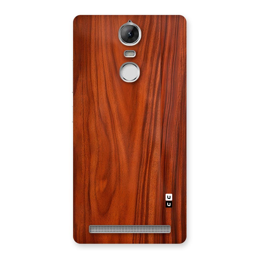 Wooden Texture Printed Back Case for Vibe K5 Note