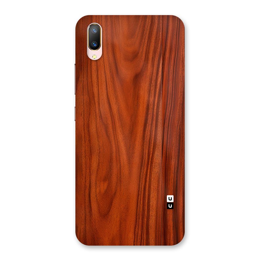 Wooden Texture Printed Back Case for Vivo V11 Pro