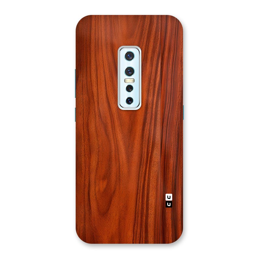 Wooden Texture Printed Back Case for Vivo V17 Pro
