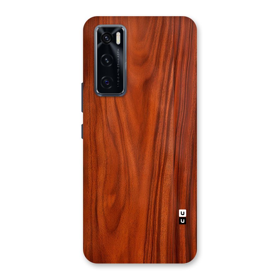 Wooden Texture Printed Back Case for Vivo V20 SE