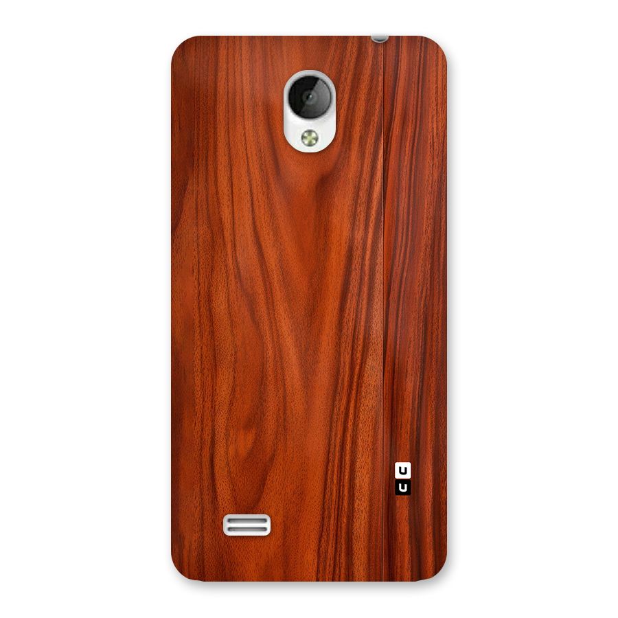 Wooden Texture Printed Back Case for Vivo Y21