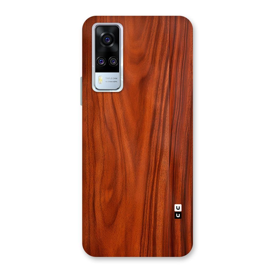 Wooden Texture Printed Back Case for Vivo Y31