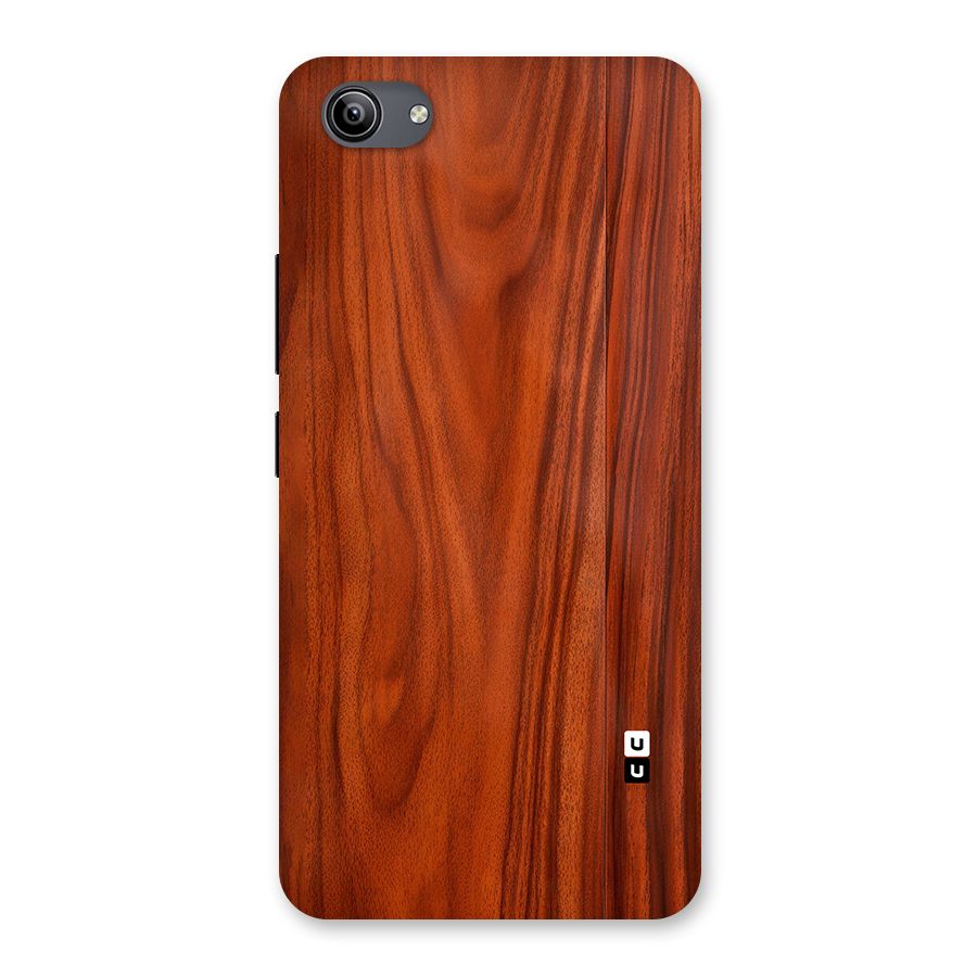 Wooden Texture Printed Back Case for Vivo Y81i