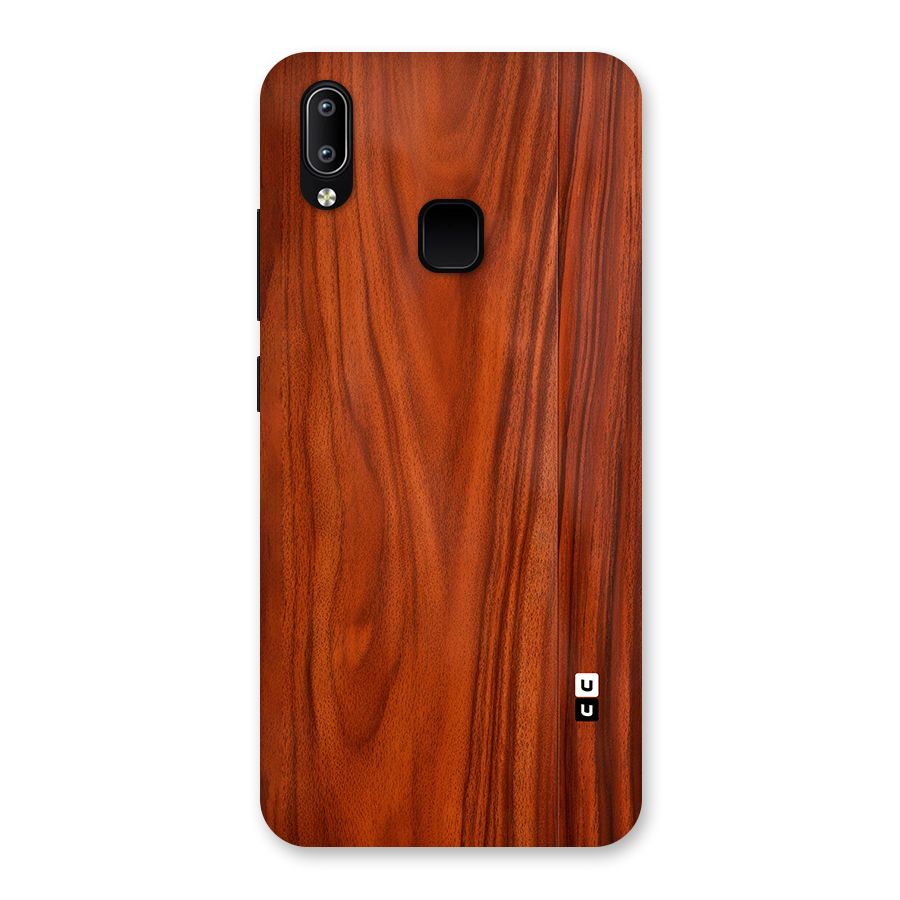 Wooden Texture Printed Back Case for Vivo Y93