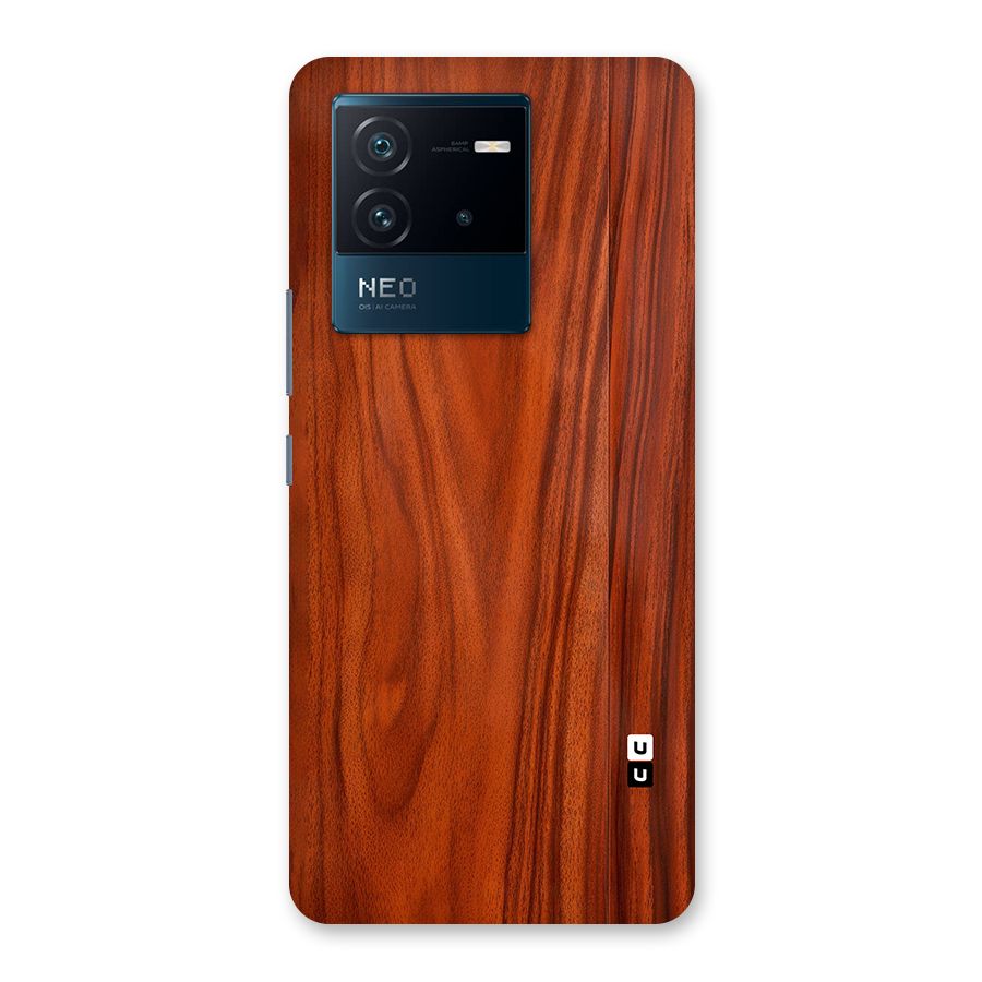 Wooden Texture Printed Back Case for Vivo iQOO Neo 6 5G