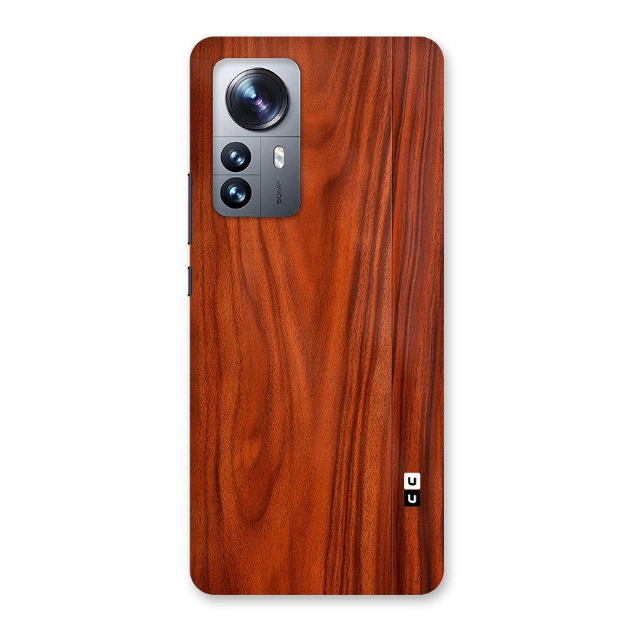 Wooden Texture Printed Back Case for Xiaomi 12 Pro