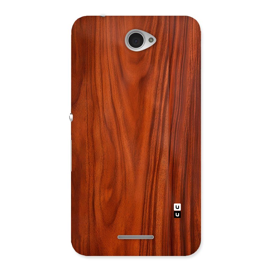 Wooden Texture Printed Back Case for Xperia E4