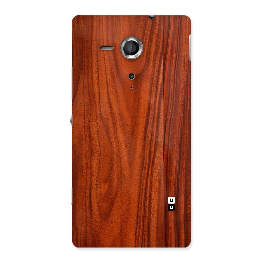 Wooden Texture Printed Back Case for Xperia Sp