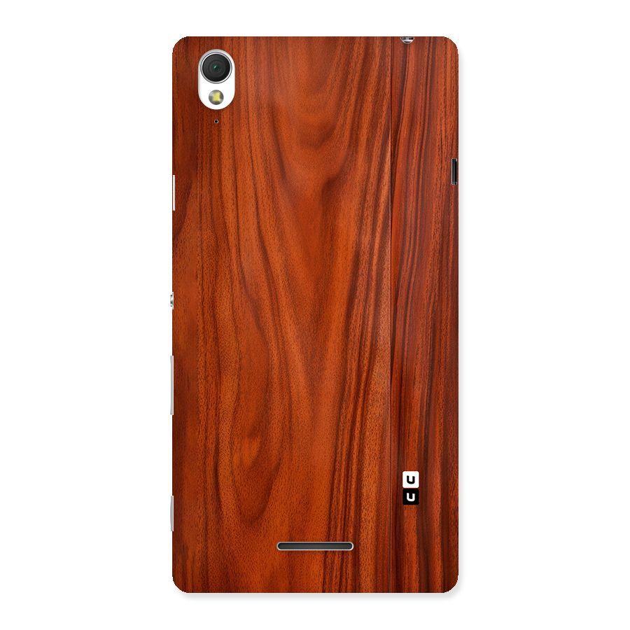 Wooden Texture Printed Back Case for Xperia T3