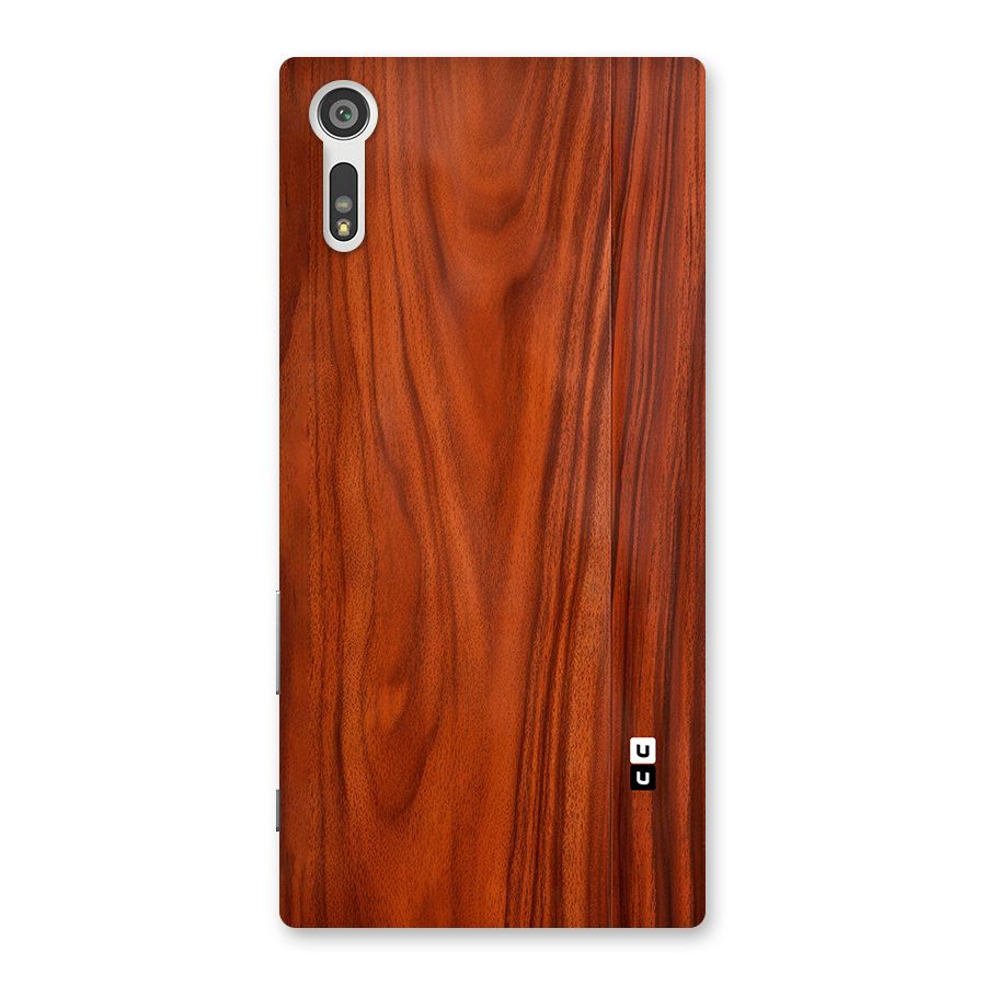 Wooden Texture Printed Back Case for Xperia XZ