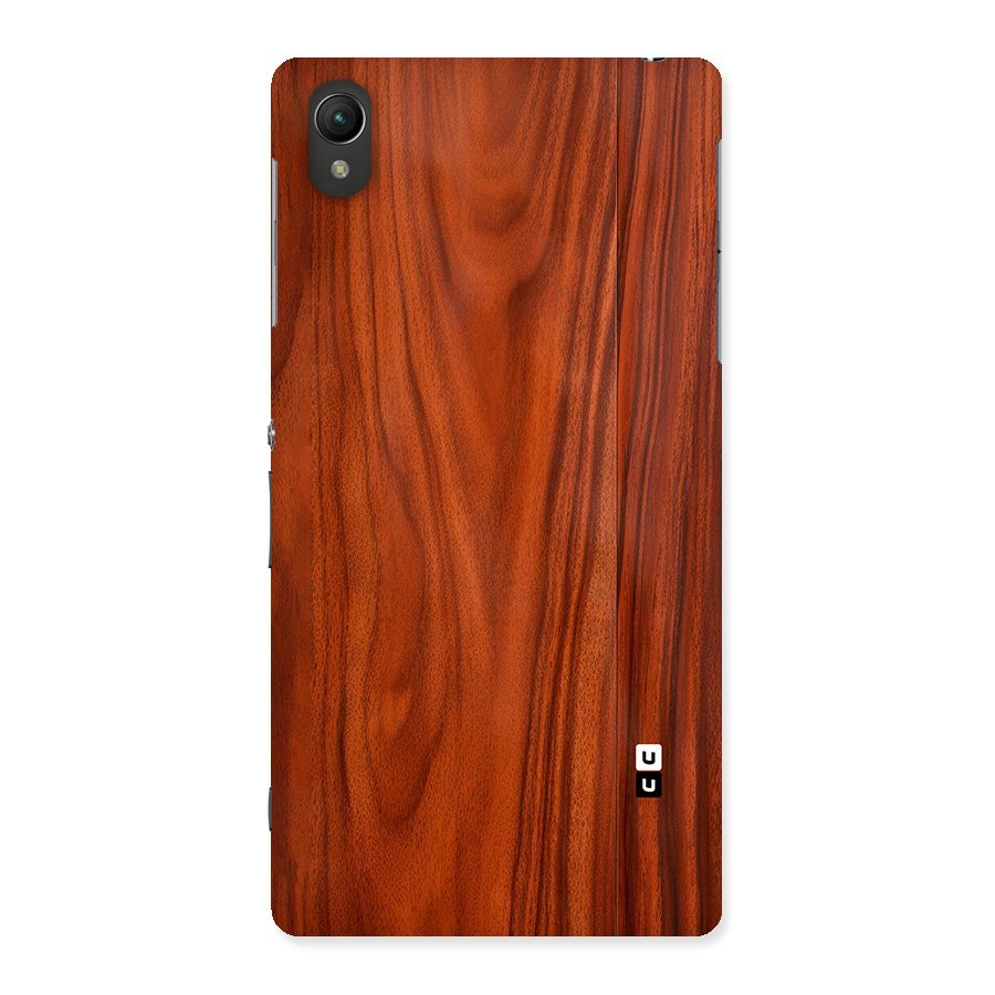 Wooden Texture Printed Back Case for Xperia Z2