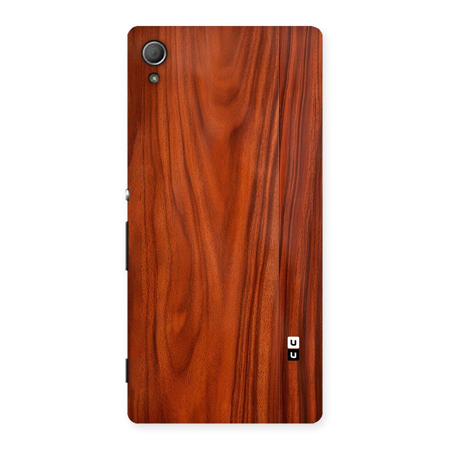 Wooden Texture Printed Back Case for Xperia Z4