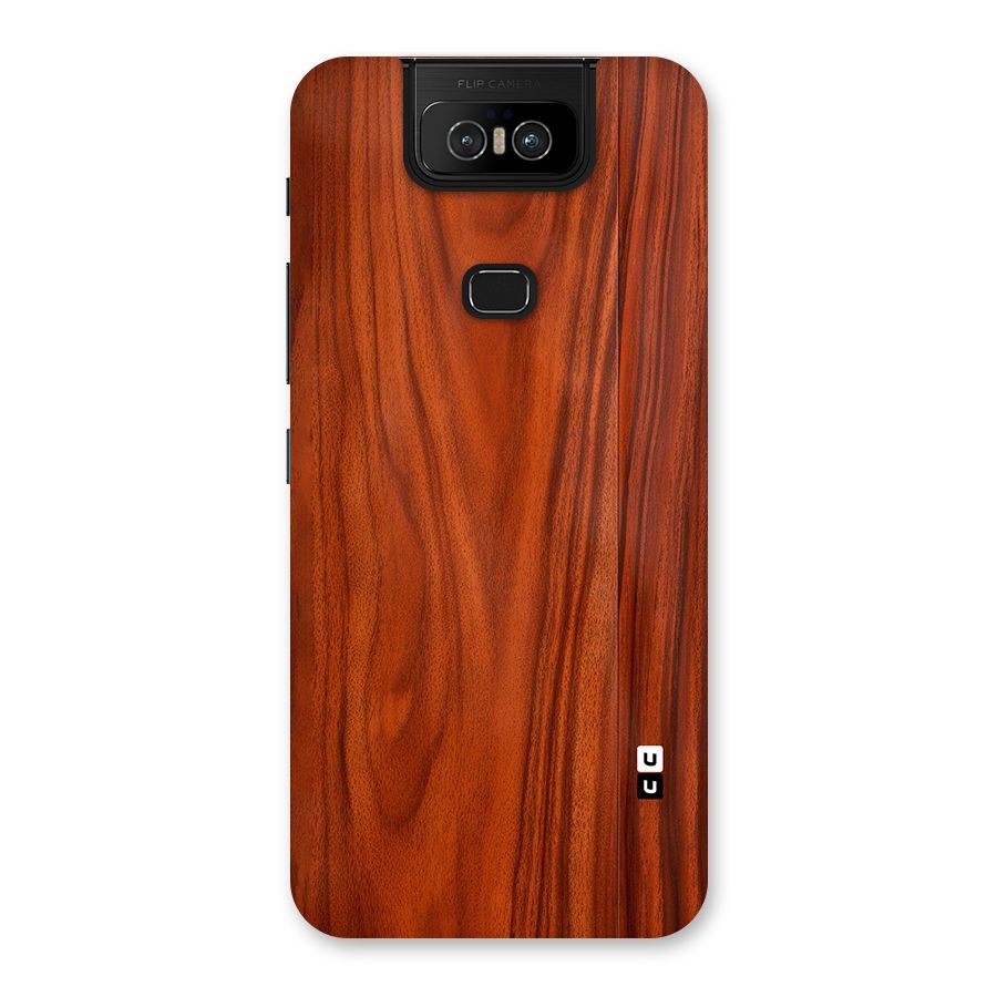 Wooden Texture Printed Back Case for Zenfone 6z