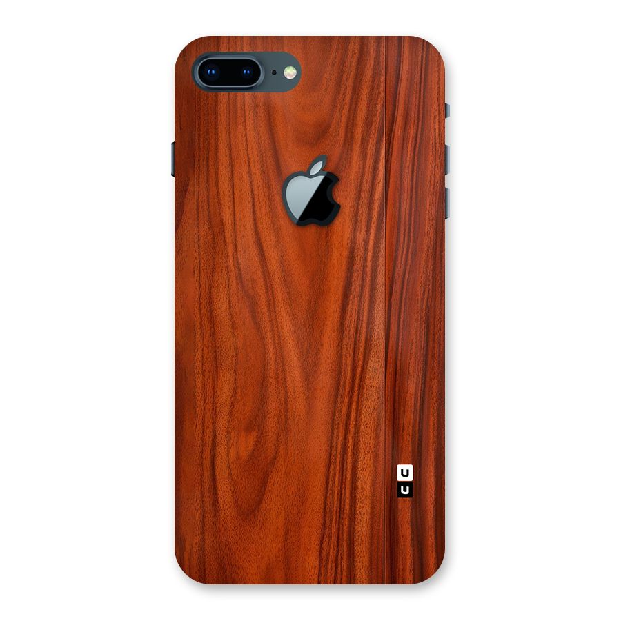 Wooden Texture Printed Back Case for iPhone 7 Plus Apple Cut