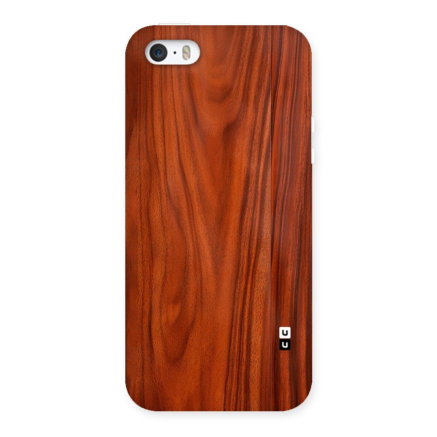 Wooden Texture Printed Back Case for iPhone SE 2016