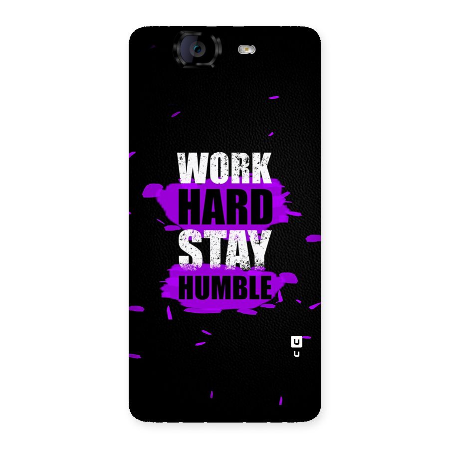 Work Hard Stay Humble Back Case for Canvas Knight A350