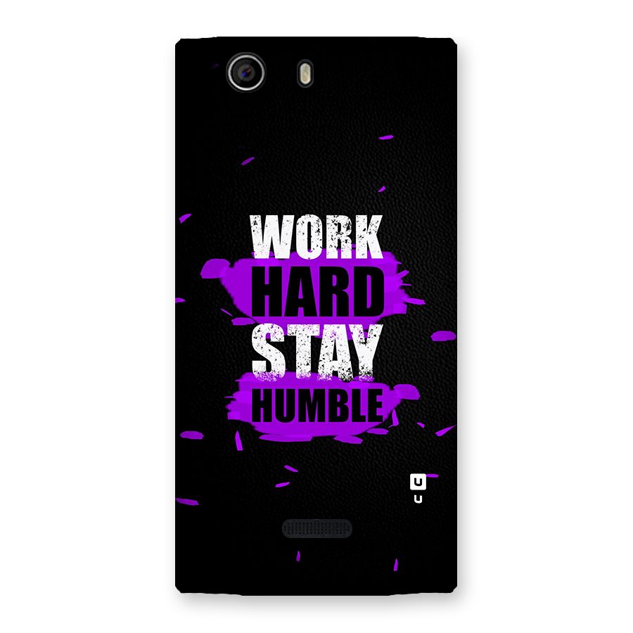 Work Hard Stay Humble Back Case for Canvas Nitro 2 E311