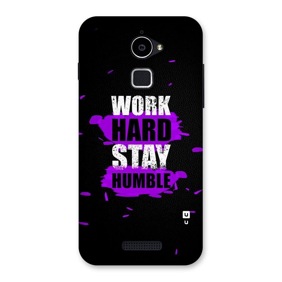 Work Hard Stay Humble Back Case for Coolpad Note 3 Lite