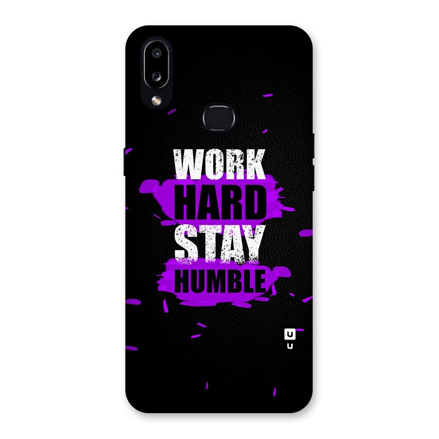 Work Hard Stay Humble Back Case for Galaxy A10s