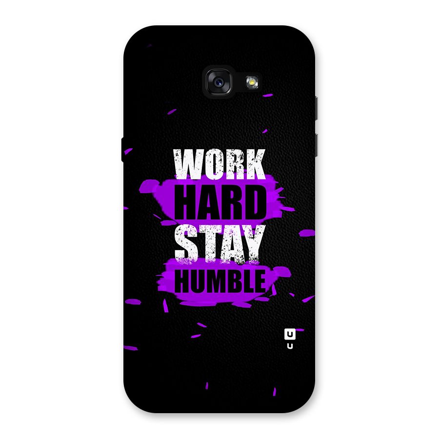 Work Hard Stay Humble Back Case for Galaxy A7 (2017)