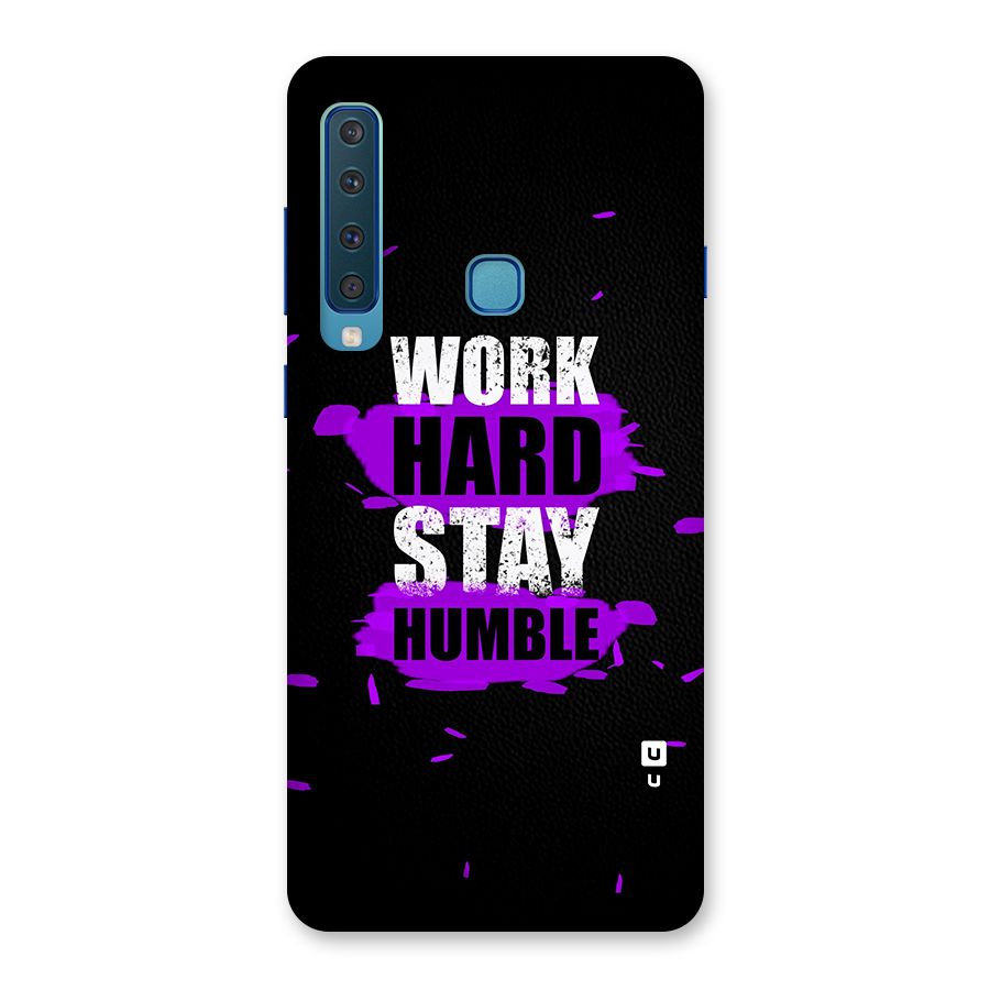 Work Hard Stay Humble Back Case for Galaxy A9 (2018)