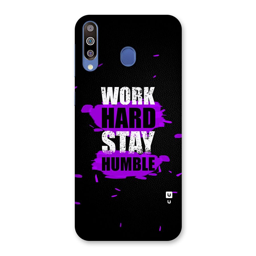 Work Hard Stay Humble Back Case for Galaxy M30