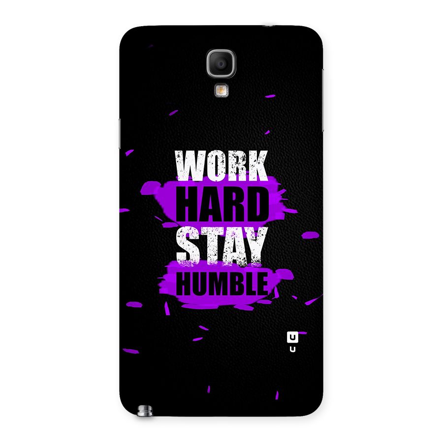 Work Hard Stay Humble Back Case for Galaxy Note 3 Neo