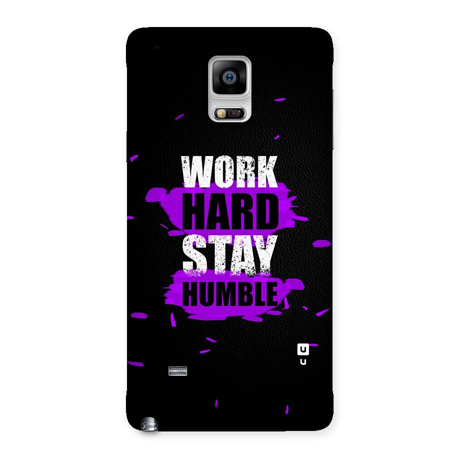 Work Hard Stay Humble Back Case for Galaxy Note 4