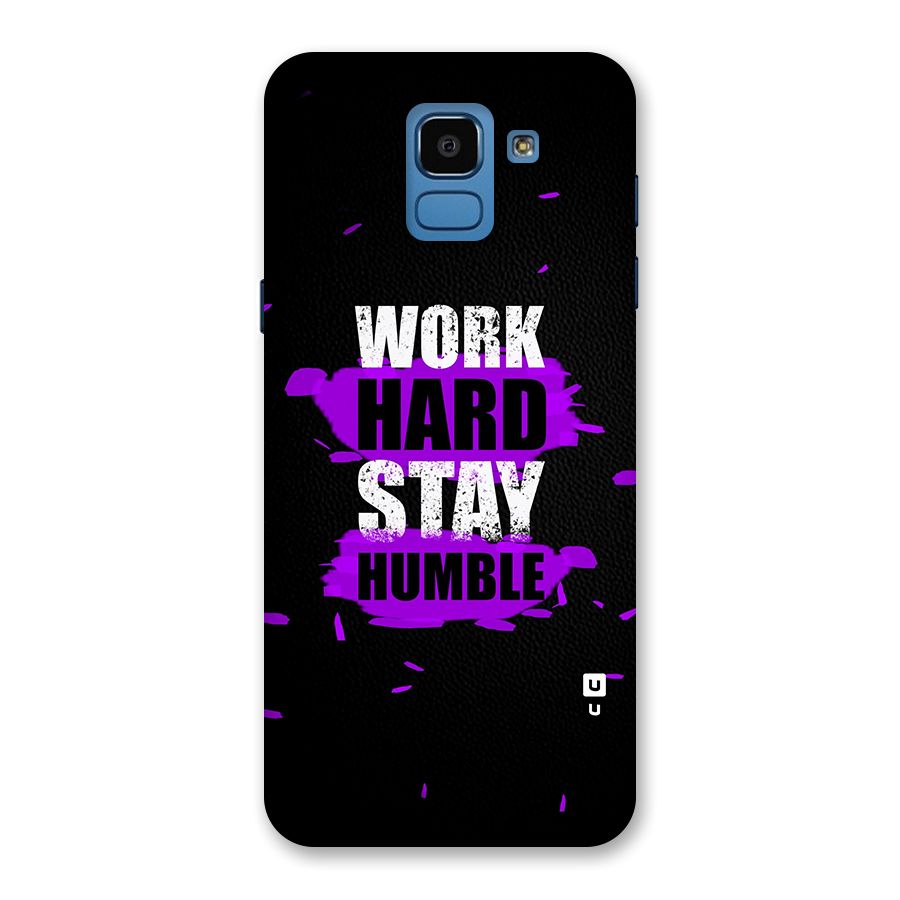 Work Hard Stay Humble Back Case for Galaxy On6