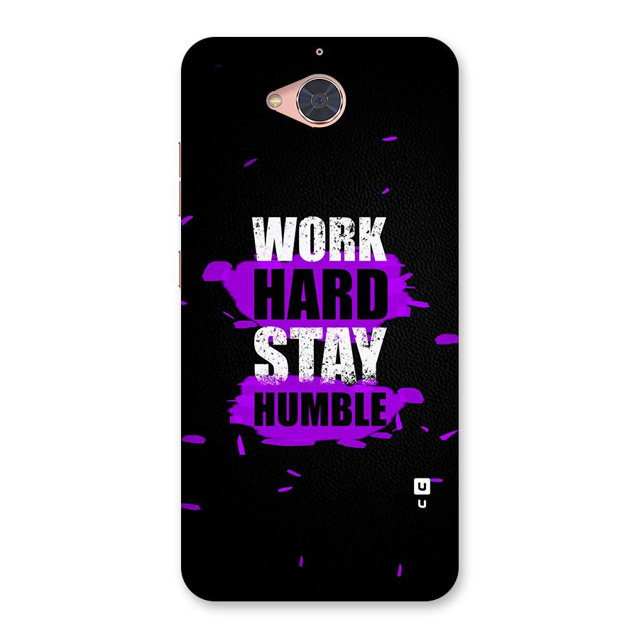 Work Hard Stay Humble Back Case for Gionee S6 Pro