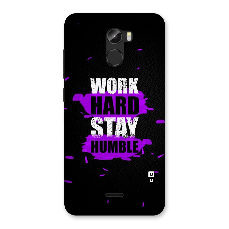 Work Hard Stay Humble Back Case for Gionee X1