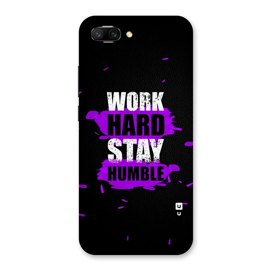 Work Hard Stay Humble Back Case for Honor 10