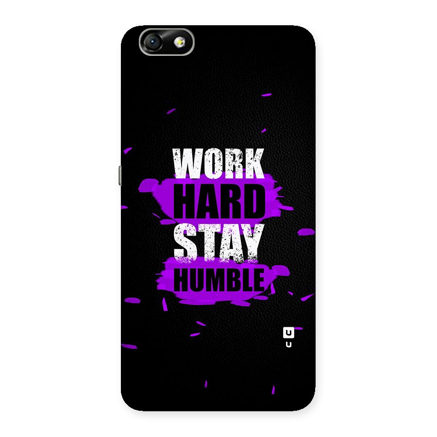 Work Hard Stay Humble Back Case for Honor 4X