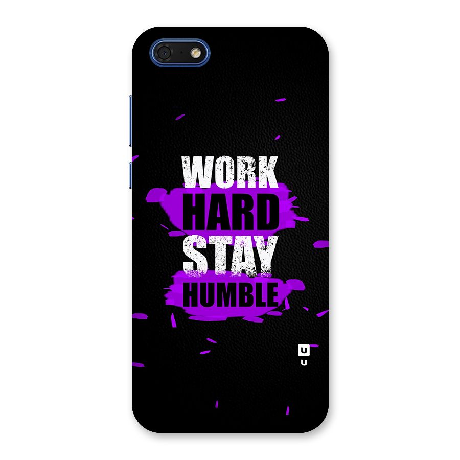Work Hard Stay Humble Back Case for Honor 7s