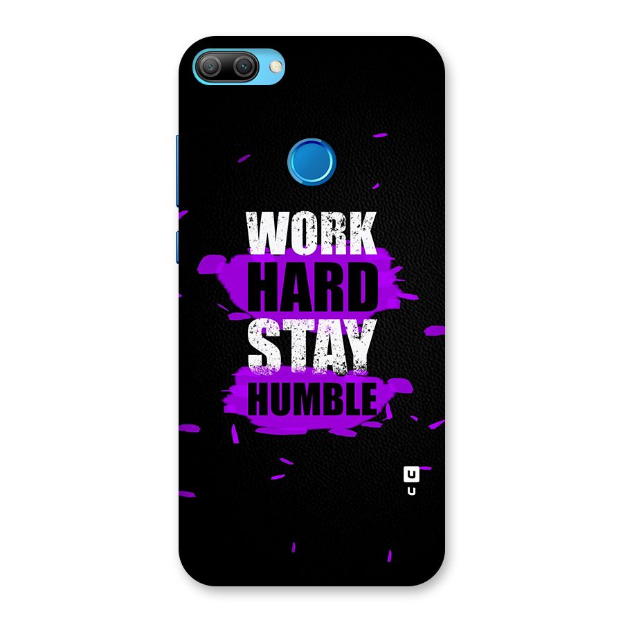 Work Hard Stay Humble Back Case for Honor 9N
