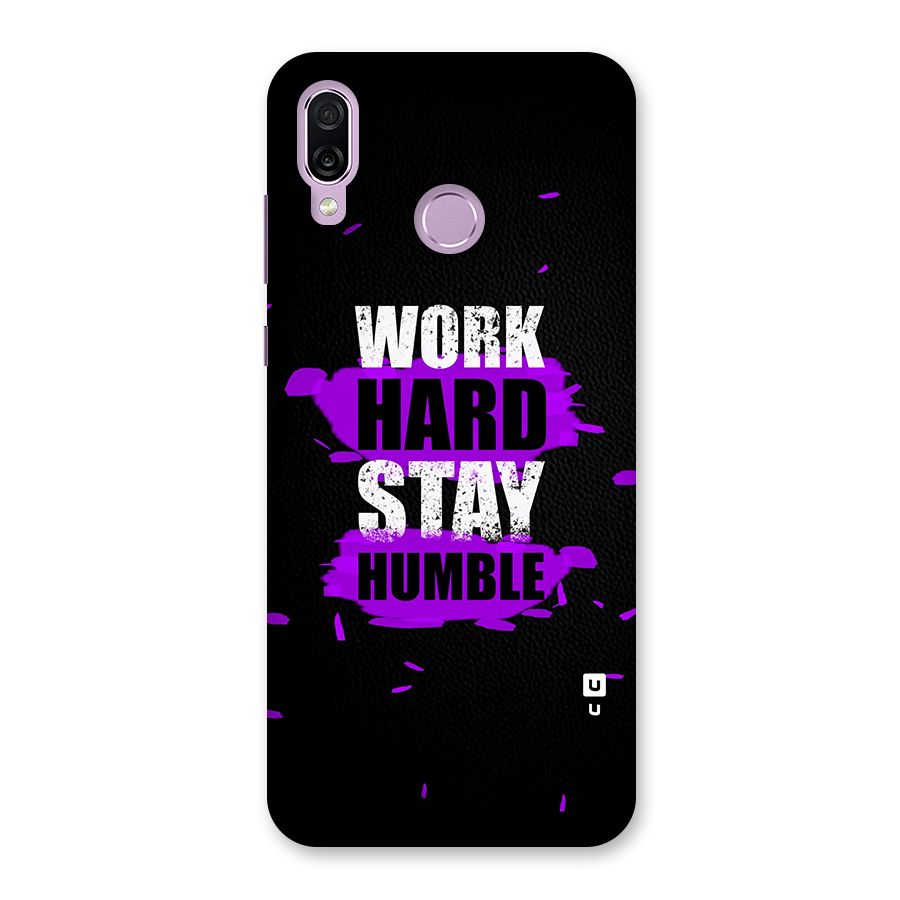 Work Hard Stay Humble Back Case for Honor Play